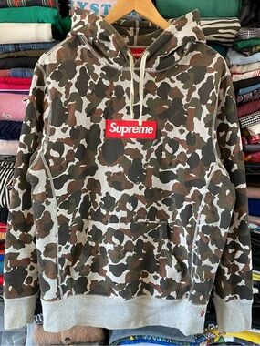 Supreme Duck Camouflage Box Logo Hoodie 2011